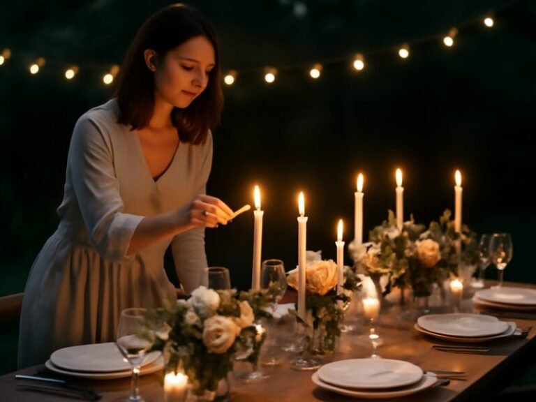 Como criar uma noite inesquecível com luz, aromas e sabores