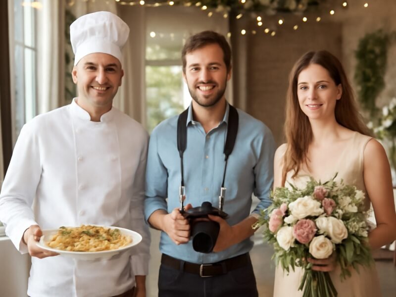 Guia completo para contratar buffet, fotógrafo e decoração de festa